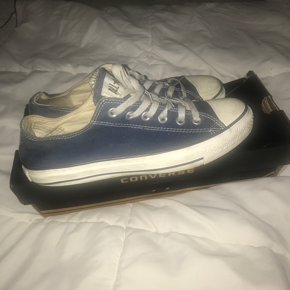 Women's navy converse sneakers